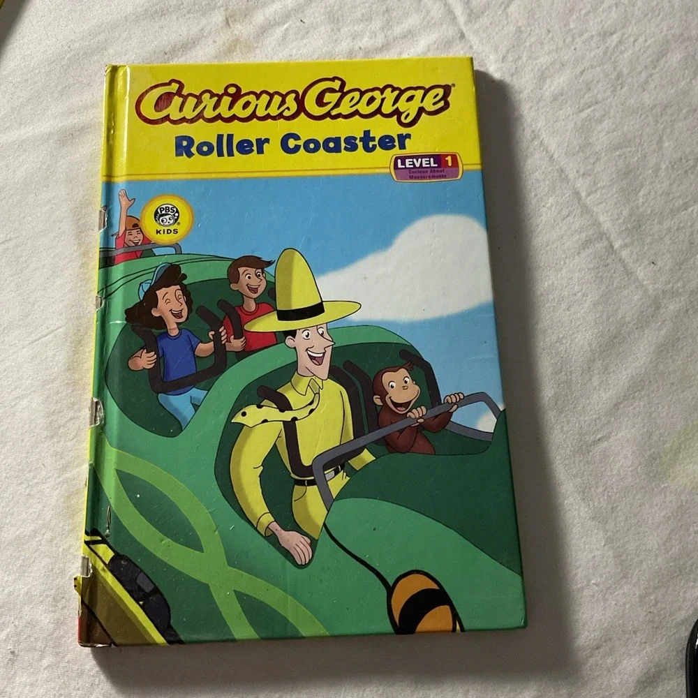 Curious George 5 Reader Book Lot Children's Level 1 Hardcover Readers